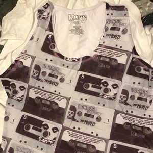 misfits // cassettes music tank top